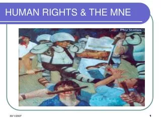 HUMAN RIGHTS &amp; THE MNE