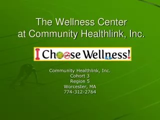 The Wellness Center at Community Healthlink, Inc.