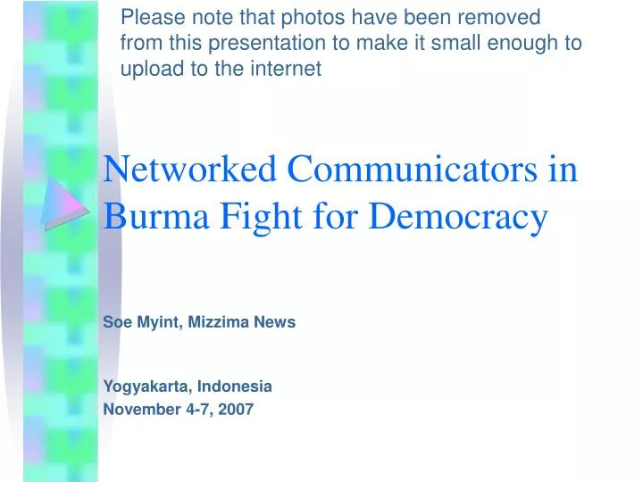 networked communicators in burma fight for democracy