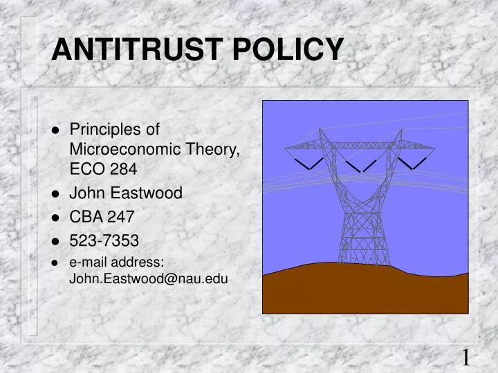 antitrust policy