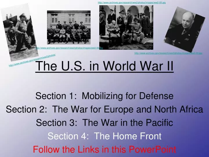 the u s in world war ii