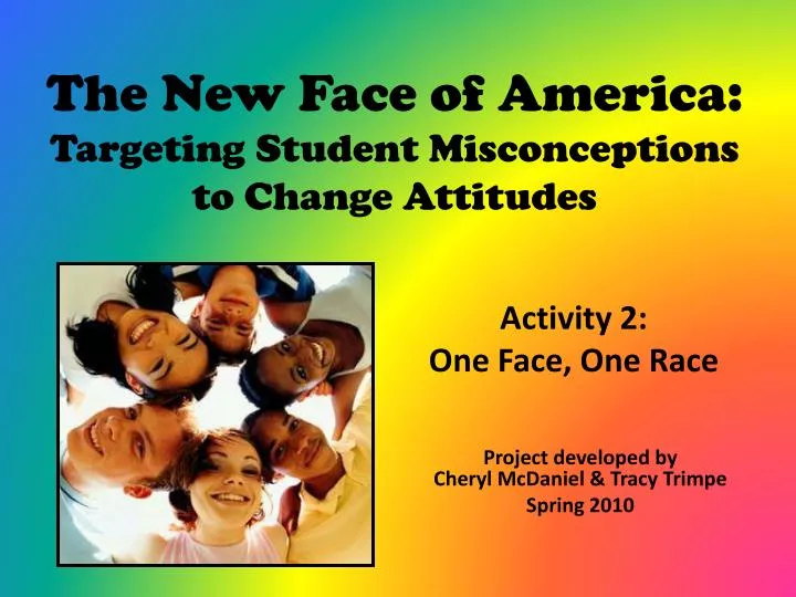 the new face of america targeting student misconceptions to change attitudes