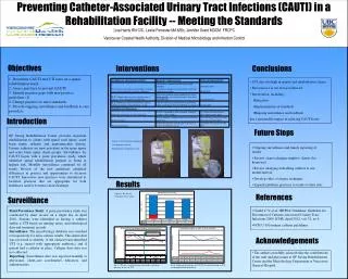 Preventing Catheter-Associated Urinary Tract Infections (CAUTI) in a Rehabilitation Facility -- Meeting the Standards