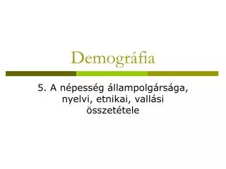 demogr fia