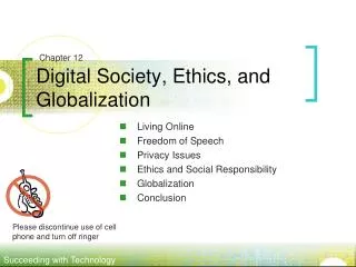 Digital Society, Ethics, and Globalization