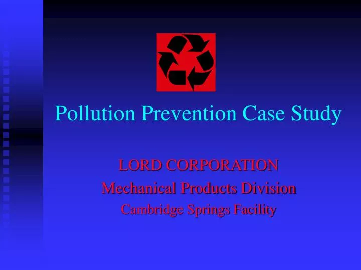 ppt on pollution case study