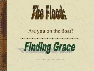 Are you on the Boat?