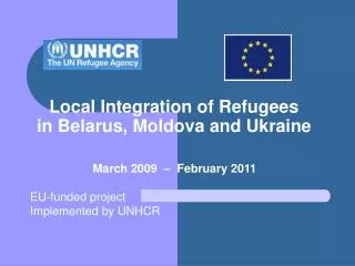 Local Integration of Refugees in Belarus, Moldova and Ukraine