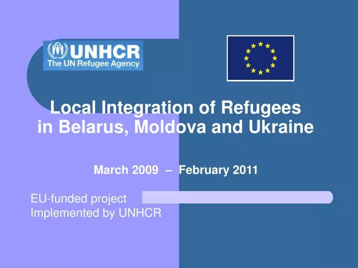 local integration of refugees in belarus moldova and ukraine
