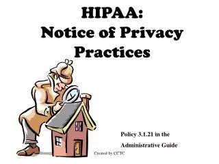 HIPAA: Notice of Privacy Practices