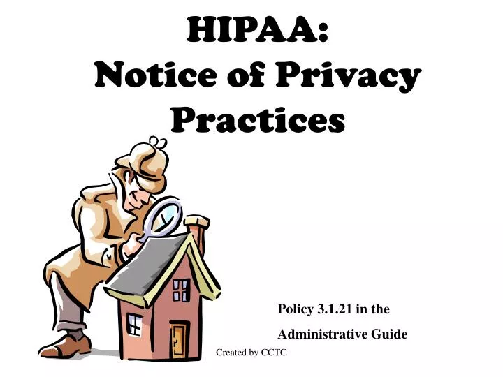 hipaa notice of privacy practices