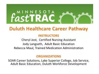Duluth Healthcare Career Pathway