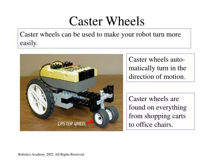 caster wheels