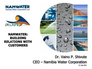 NAMWATER: BUILDING RELATIONS WITH CUSTOMERS