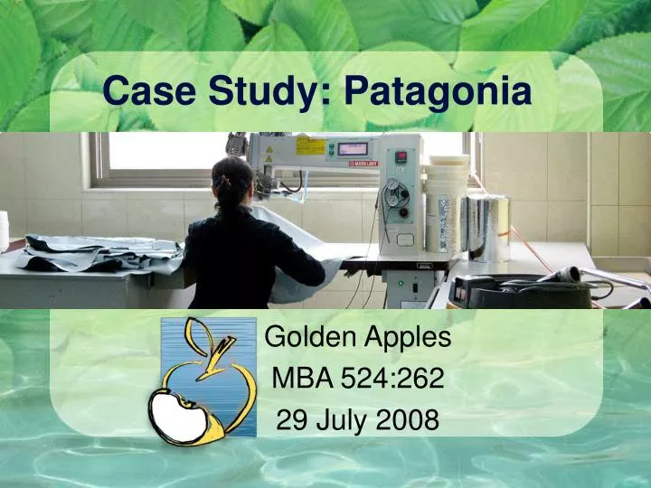 case study patagonia