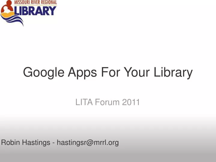 google apps for your library