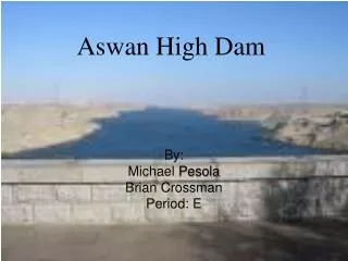 Aswan High Dam