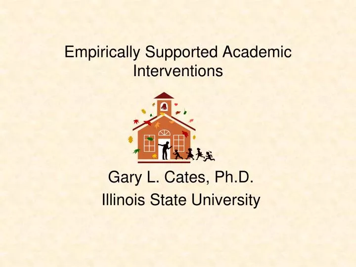 empirically supported academic interventions