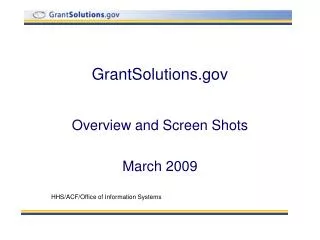 GrantSolutions.gov