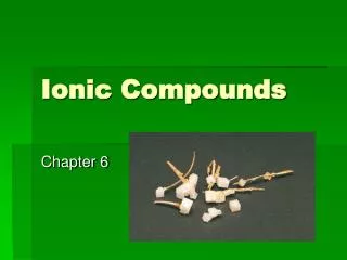 Ionic Compounds