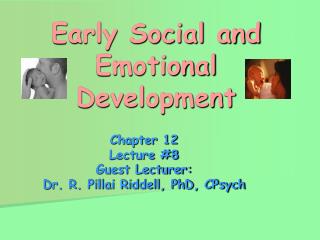 Early Social and Emotional Development