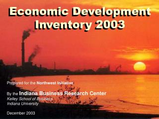 Economic Development Inventory 2003