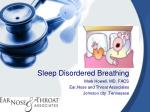 Sleep Disordered Breathing - slide 1