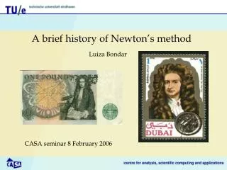 A brief history of Newton’s method