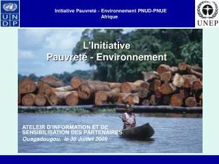 Initiative Pauvreté - Environnement PNUD-PNUE Afrique