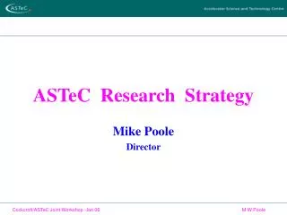 ASTeC Research Strategy