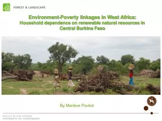 Environment-Poverty linkages in West Africa: Household dependence on renewable natural resources in Central Burkina Fas