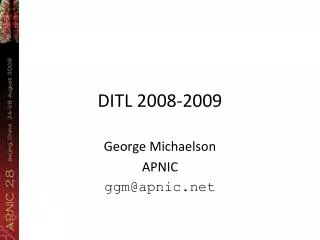 DITL 2008-2009