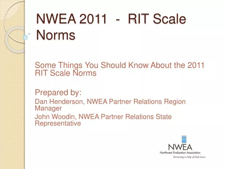 nwea 2011 rit scale norms