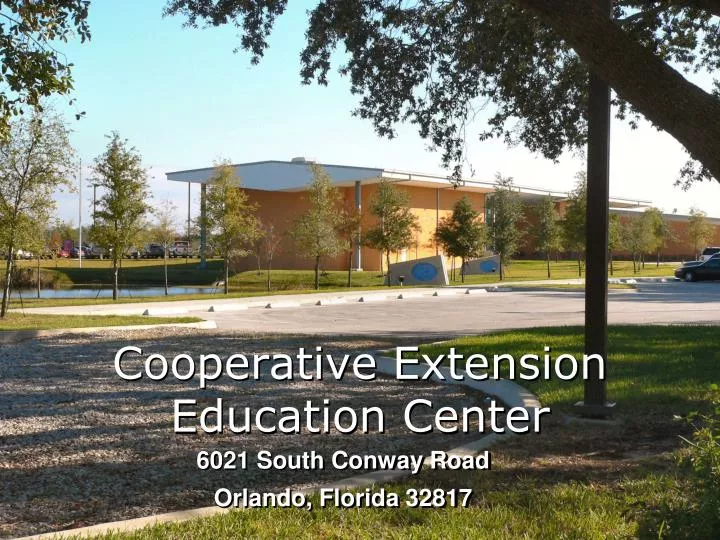 cooperative extension education center