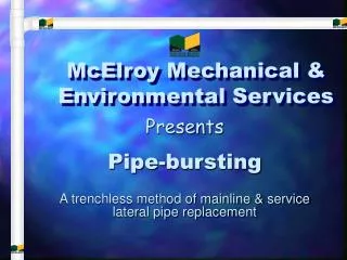 McElroy Mechanical &amp; Environmental Services