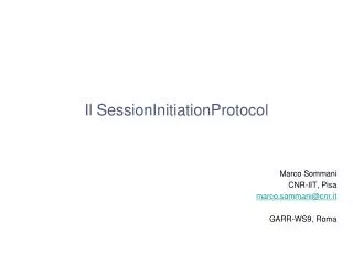 il sessioninitiationprotocol