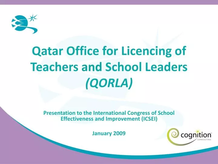 qatar office for licencing of teachers and school leaders qorla