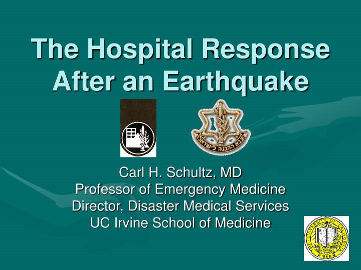 the hospital response after an earthquake