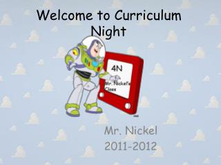 Welcome to Curriculum Night