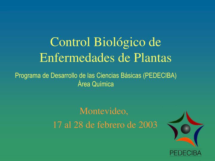control biol gico de enfermedades de plantas