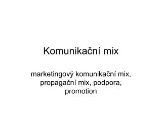 komunika n mix