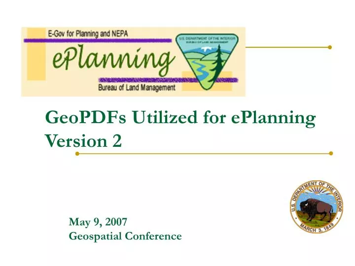 geopdfs utilized for eplanning version 2