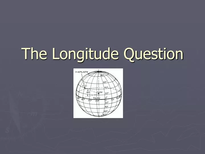 the longitude question