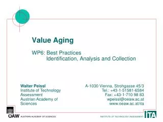 Value Aging