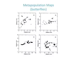 Metapopulation Maps (butterflies)