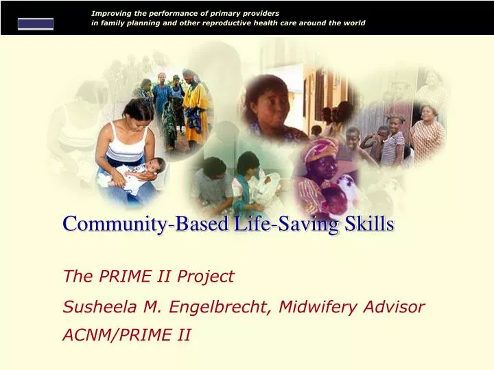 community based life saving skills