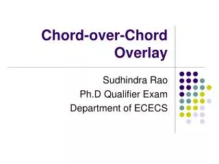 Chord-over-Chord Overlay