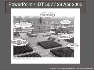 PowerPoint / IDT 507 / 28 Apr 2005