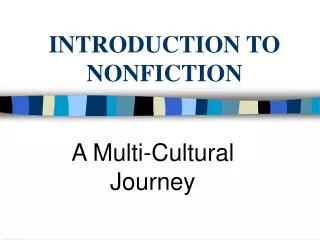 INTRODUCTION TO NONFICTION