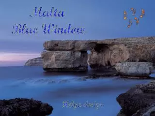 Malta Blue Window